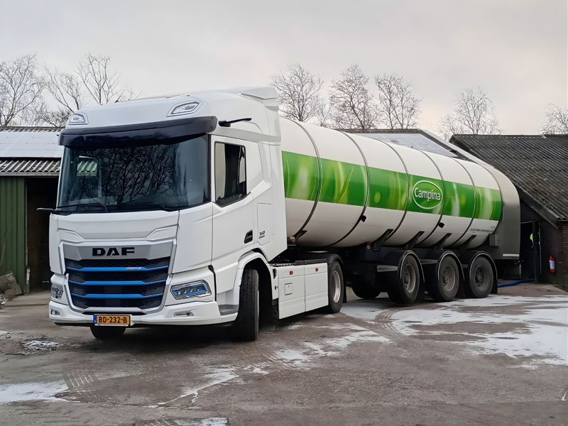 Tweede E Truck Op De Weg